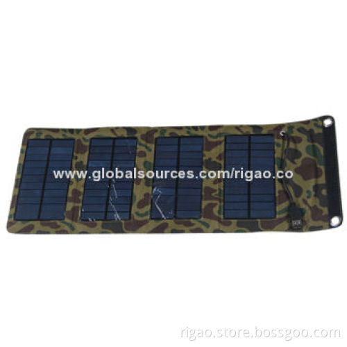 7W foldable solar charger bag for iPhone5, iPhone5s, iPod